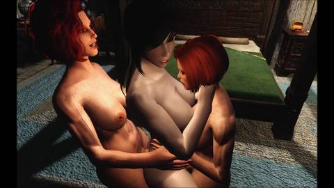 Elle découvre le plaisir sexuel dans le manoir hentai